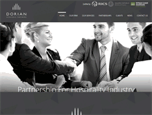 Tablet Screenshot of dorianstrategic.com